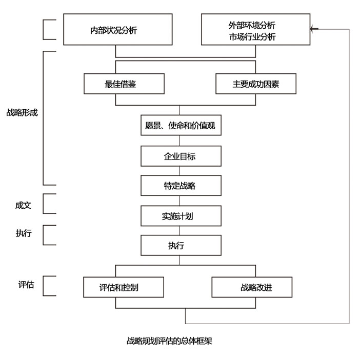 战略规划评估的总体框架